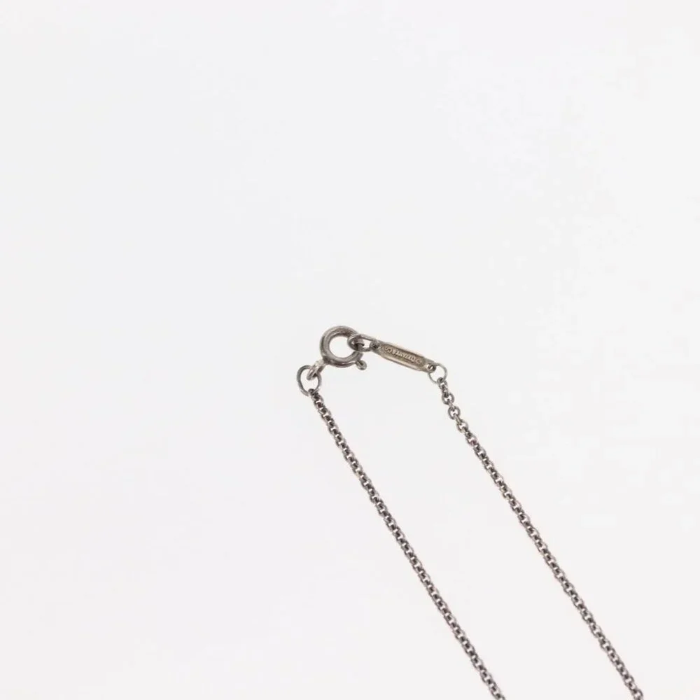 TIFFANY&Co. 1837 Concave Circle Necklace Ag925 Silver Auth SW1646 - Picture 8 of 14